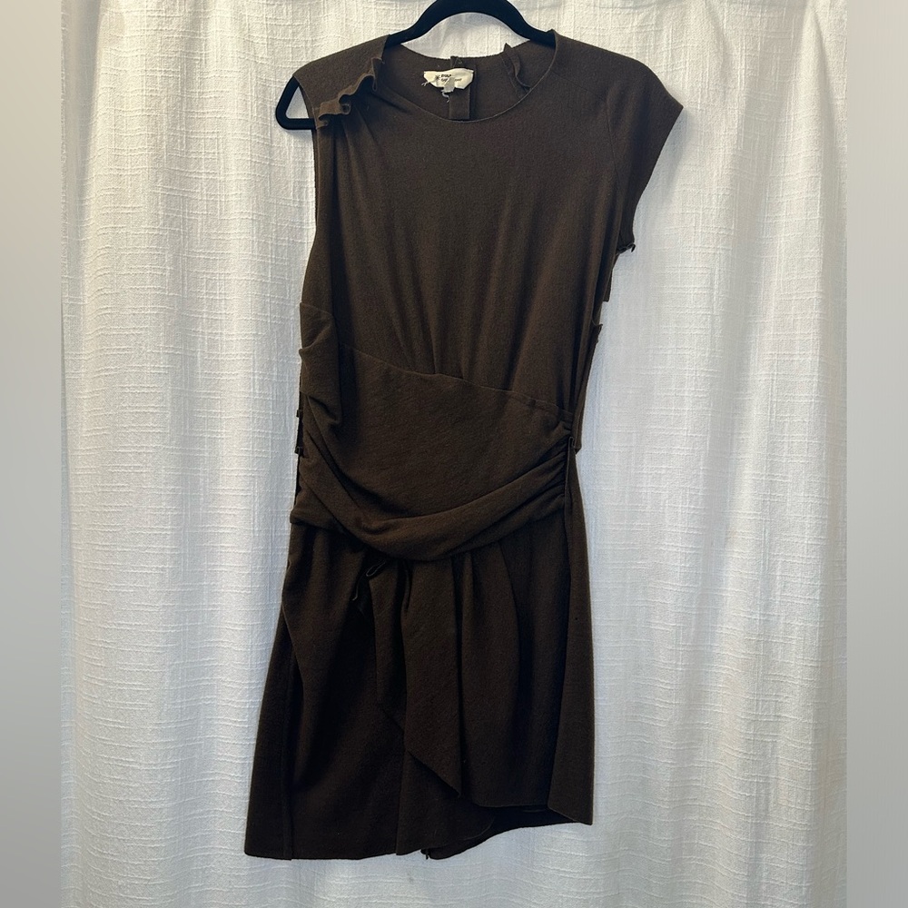 Isabel Marant Etoile Ruched Short Sleeve Dress